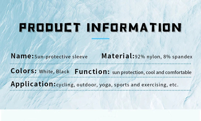 X-TIGER Cycling Arm Sleeves UV Protection Ice Fabric for Men & Women