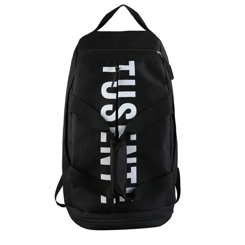 Large Waterproof Gym Bag for Women with Shoe Pocket