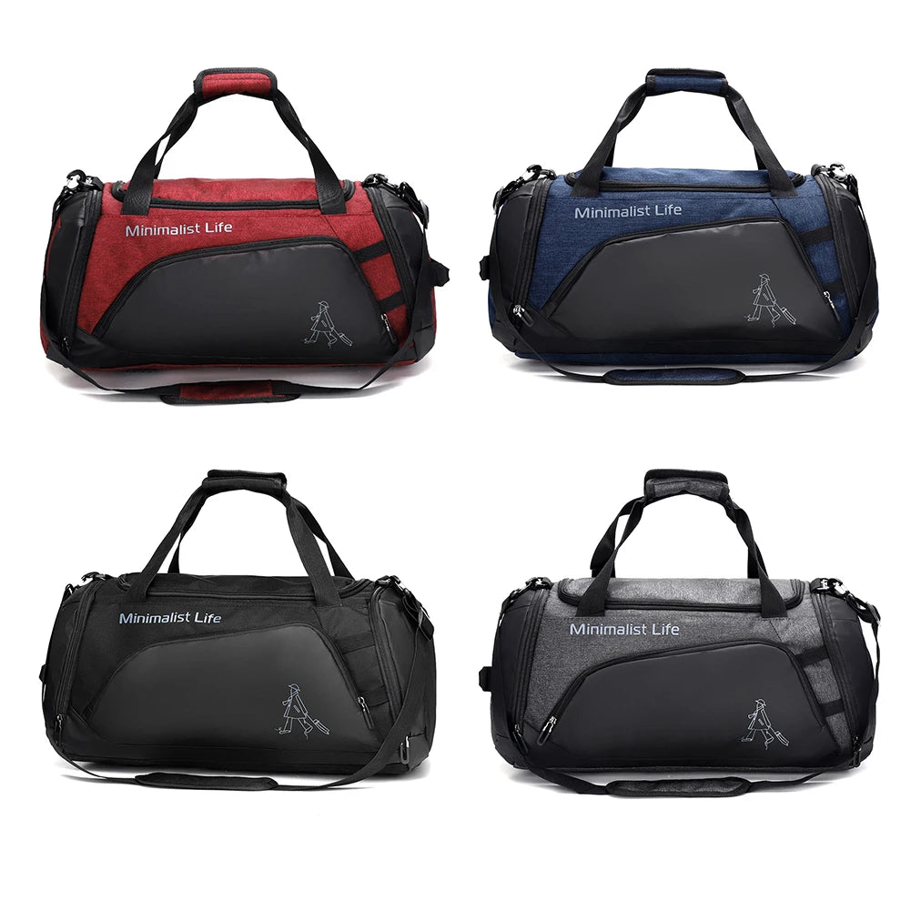 Waterproof Gym Bag for Men & Women with Wet-Dry Separation