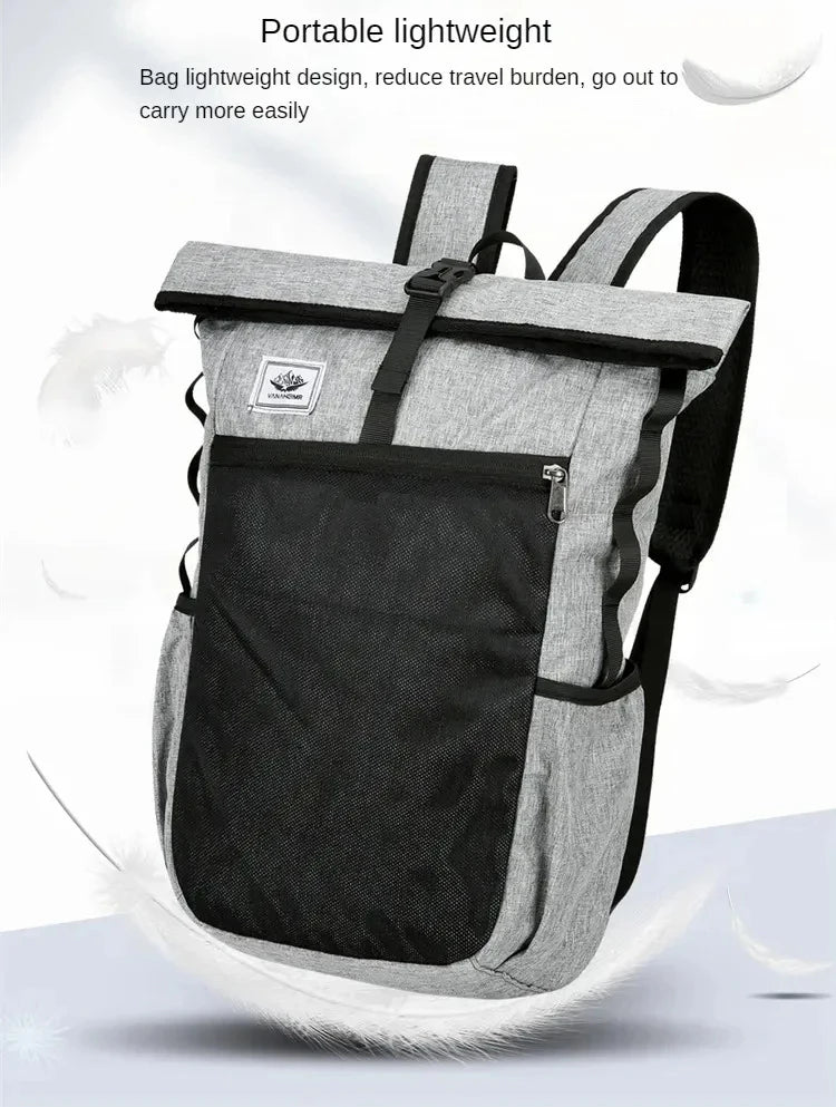 Foldable Backpack - Waterproof, Large Capacity, for Sports and Travel.