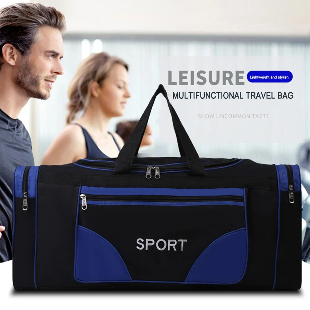Large Oxford Fitness Bag – Waterproof Sports Backpack with Adjustable Strap
