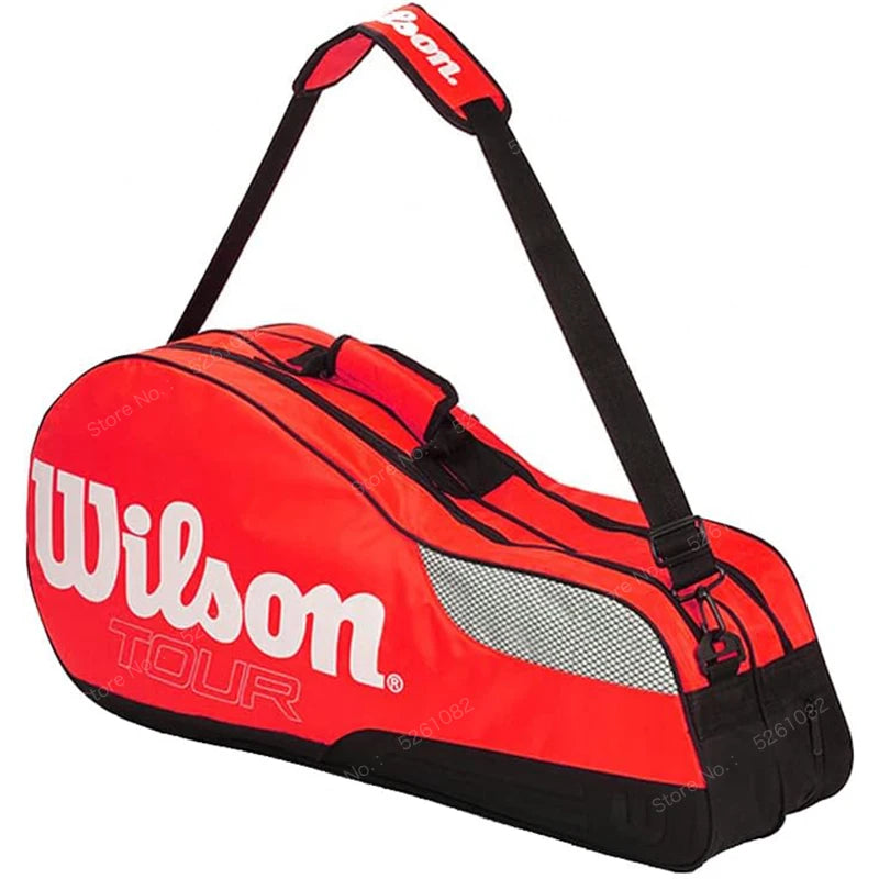 Wilson Tennis Racket Bag – Large Capacity Waterproof Sports Bag