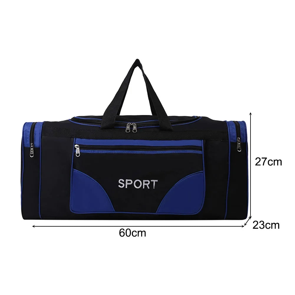 Large Oxford Fitness Bag – Waterproof Sports Backpack with Adjustable Strap