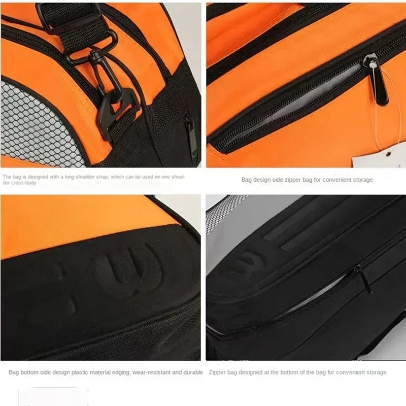 Wilson Tennis Racket Bag – Large Capacity Waterproof Sports Bag
