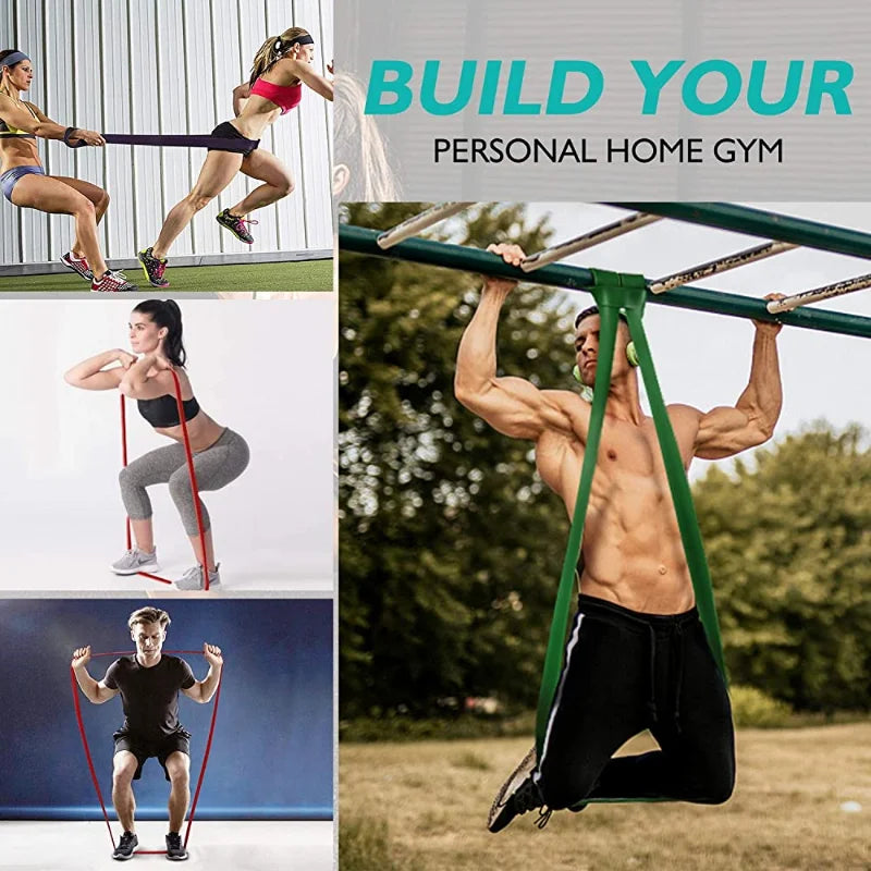 Heavy Resistance Bands Set for Pull-Up Assistance and Home Workouts