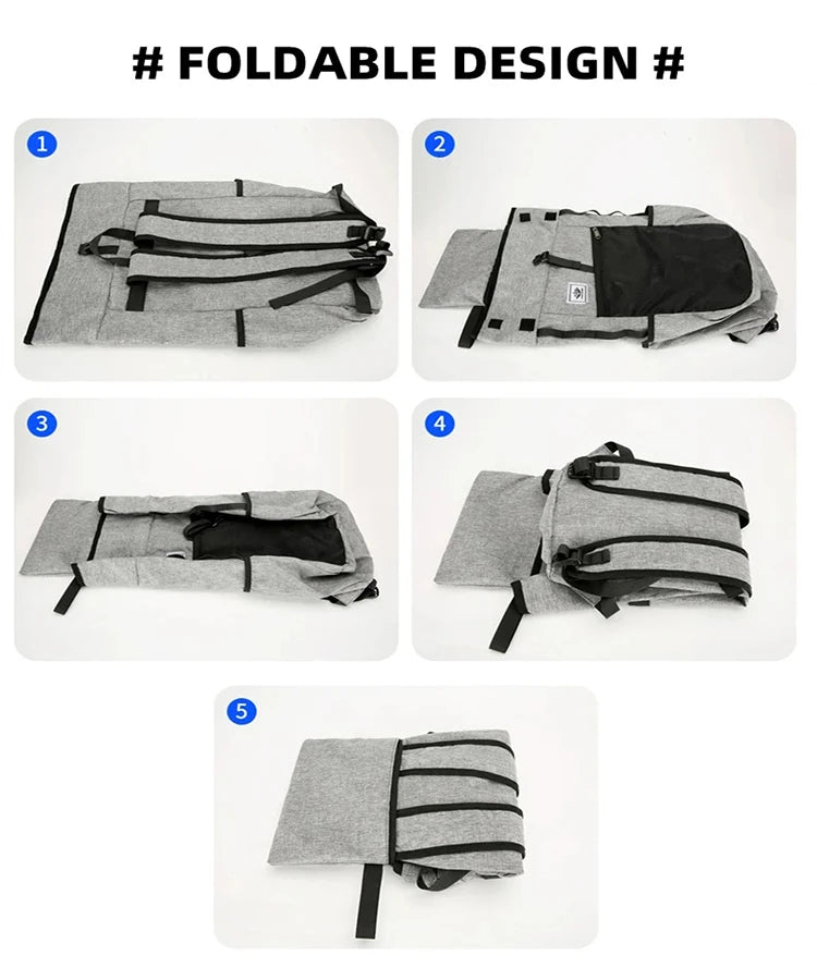 Foldable Backpack - Waterproof, Large Capacity, for Sports and Travel.