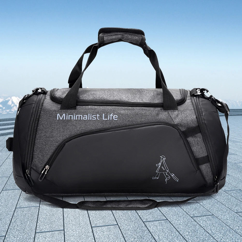 Waterproof Gym Bag for Men & Women with Wet-Dry Separation