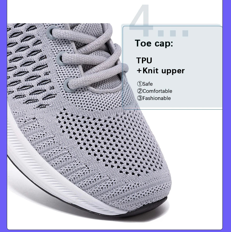 Baasploa Lightweight Running Shoes for Men – Mesh Casual Sneakers