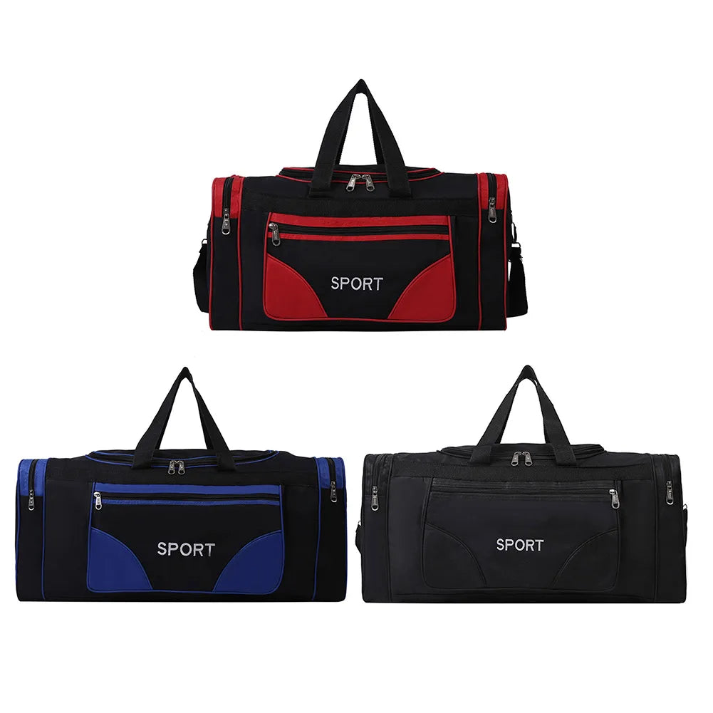 Large Oxford Fitness Bag – Waterproof Sports Backpack with Adjustable Strap
