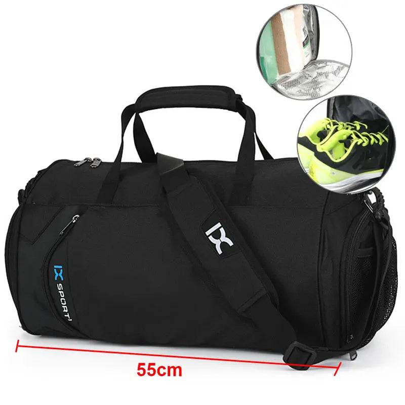 Men's Gym Bag – Dry/Wet Storage for Yoga, Travel & Fitness