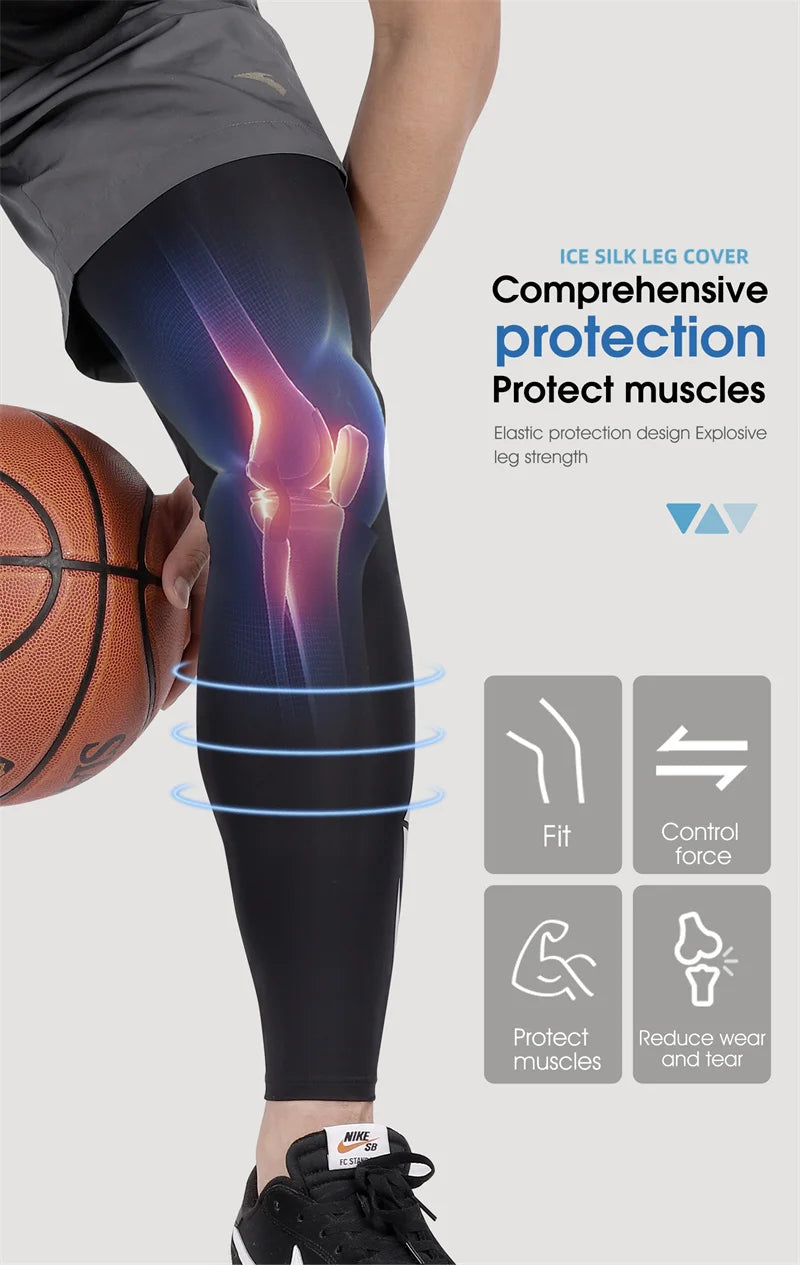 UV Protection Cycling Running Leg Sleeves