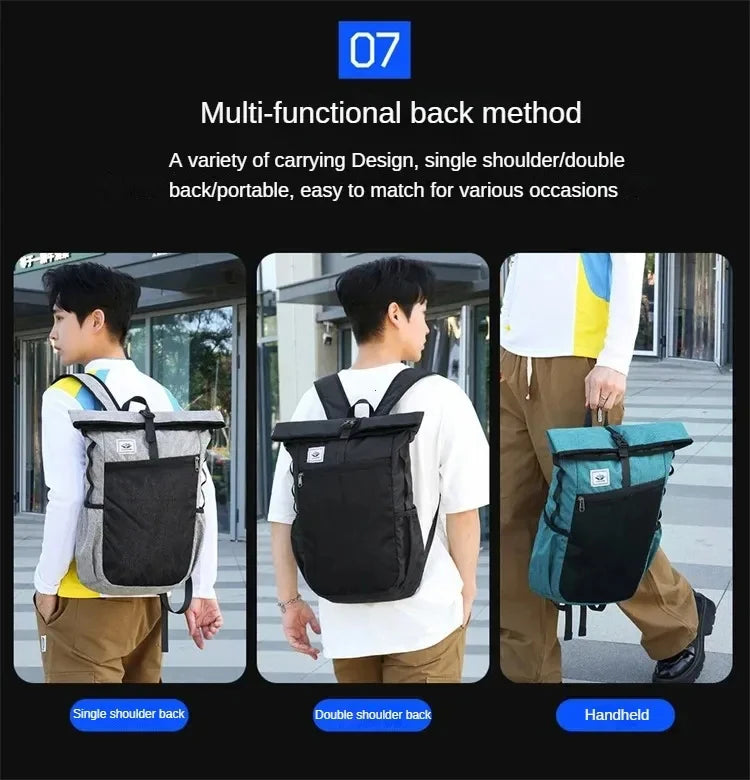 Foldable Backpack - Waterproof, Large Capacity, for Sports and Travel.