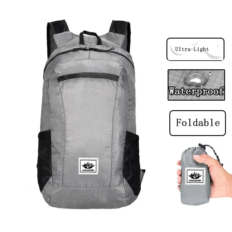 Lightweight Foldable Waterproof Hiking & Travel Backpack
