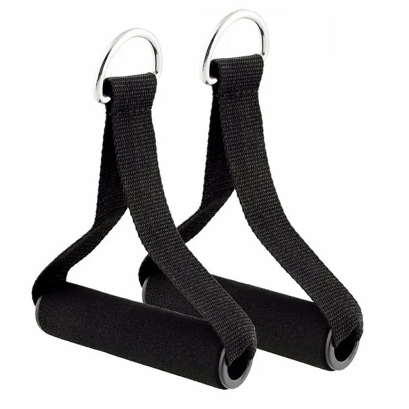 1 Pair Fitness Resistance Band Handles for Yoga and Exercise