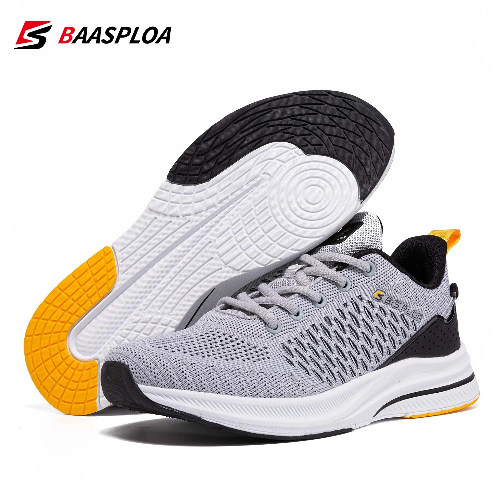 Baasploa Lightweight Running Shoes for Men – Mesh Casual Sneakers