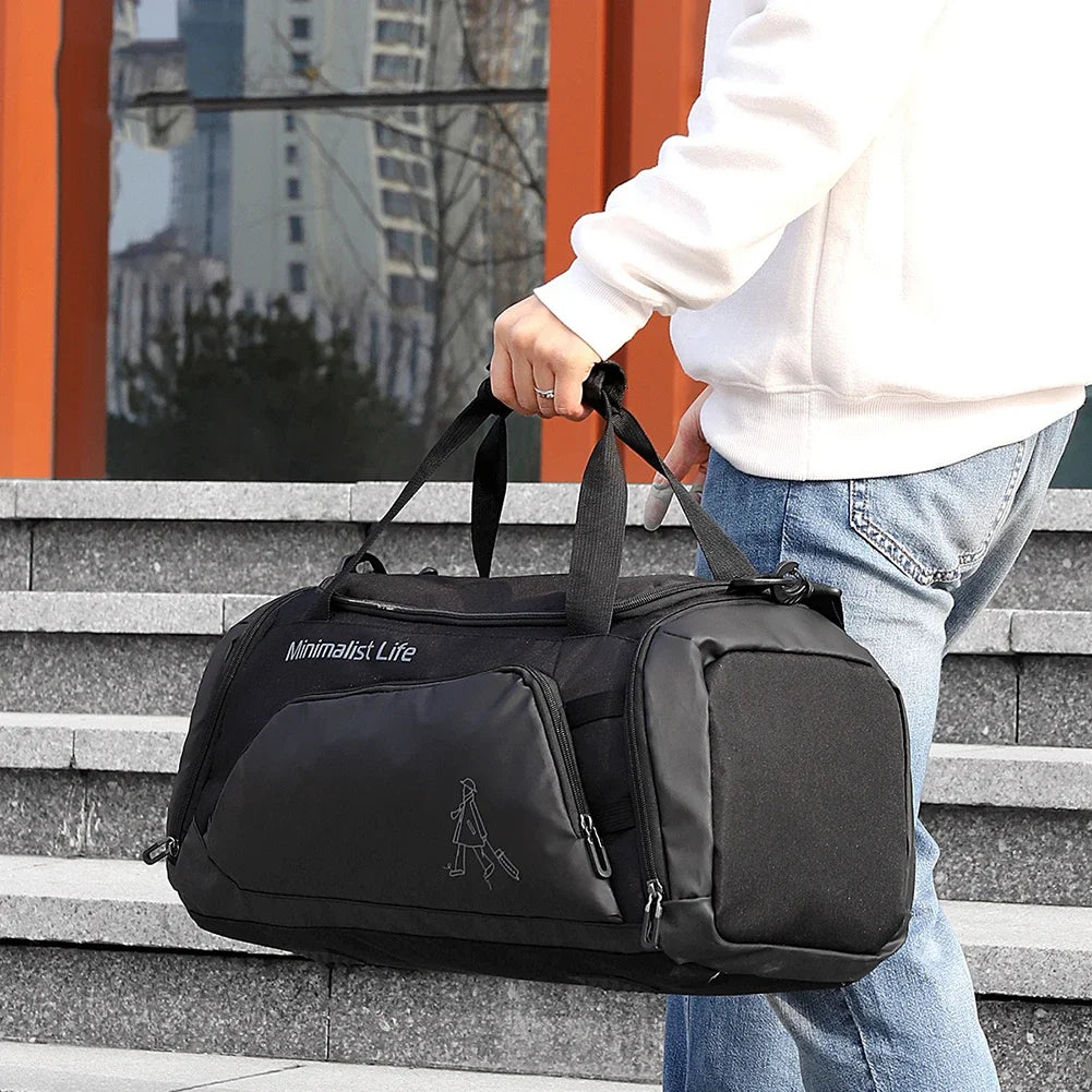 Waterproof Gym Bag for Men & Women with Wet-Dry Separation