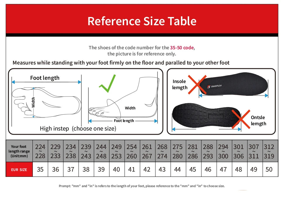Baasploa Lightweight Running Shoes for Men – Mesh Casual Sneakers