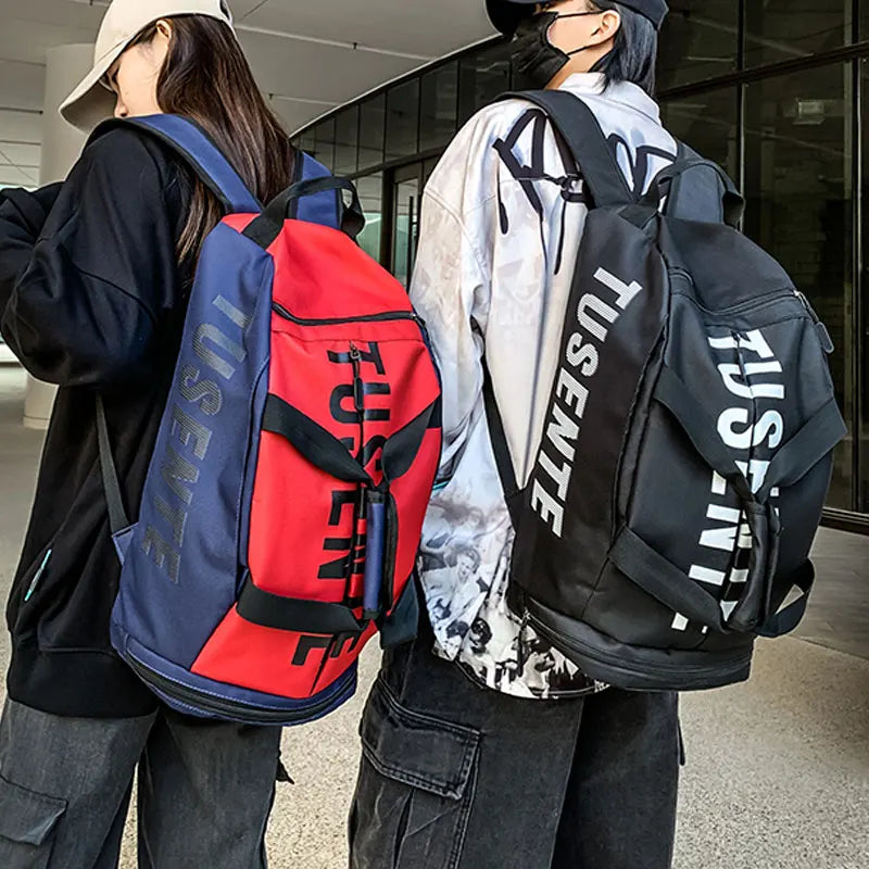 Large Waterproof Gym Bag for Women with Shoe Pocket