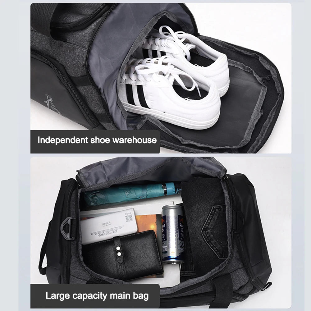Waterproof Gym Bag for Men & Women with Wet-Dry Separation