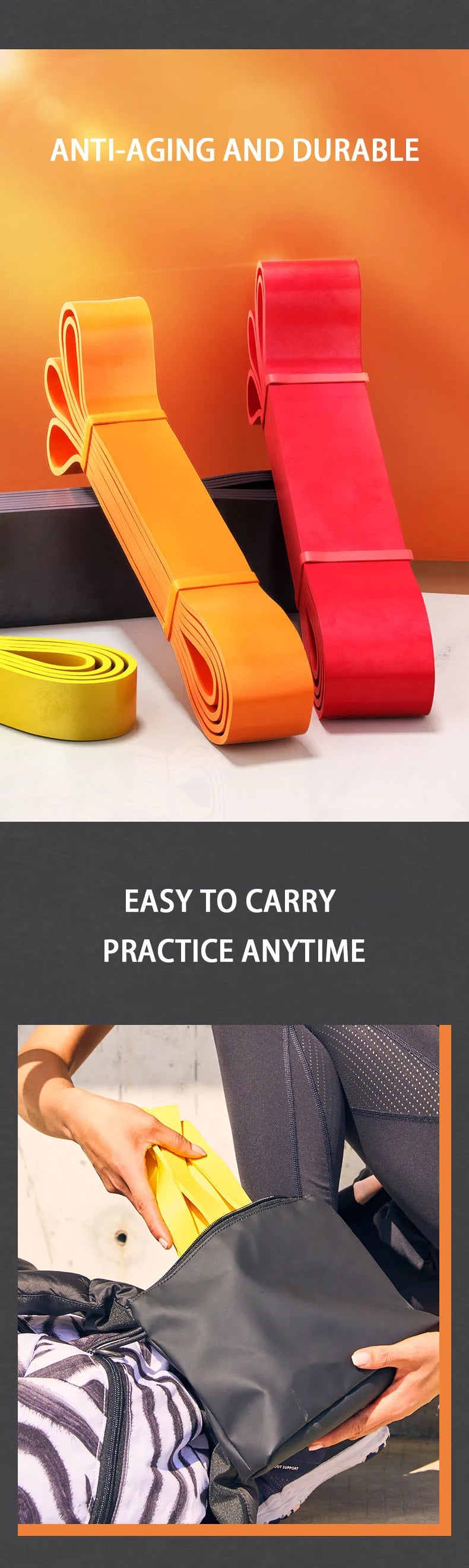 Heavy Resistance Bands Set for Pull-Up Assistance and Home Workouts