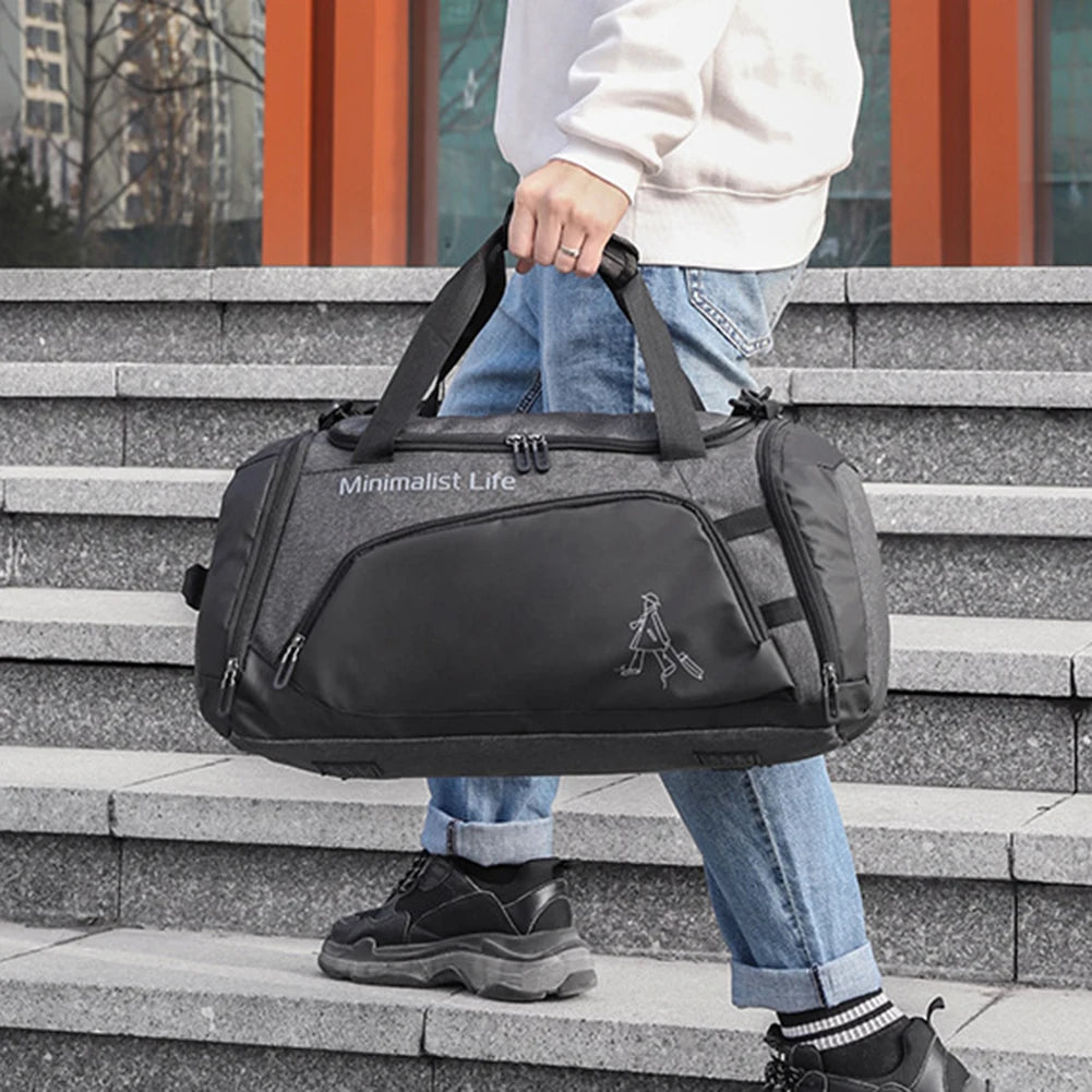 Waterproof Gym Bag for Men & Women with Wet-Dry Separation
