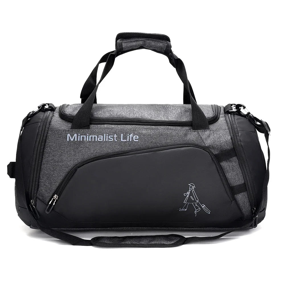 Waterproof Gym Bag for Men & Women with Wet-Dry Separation