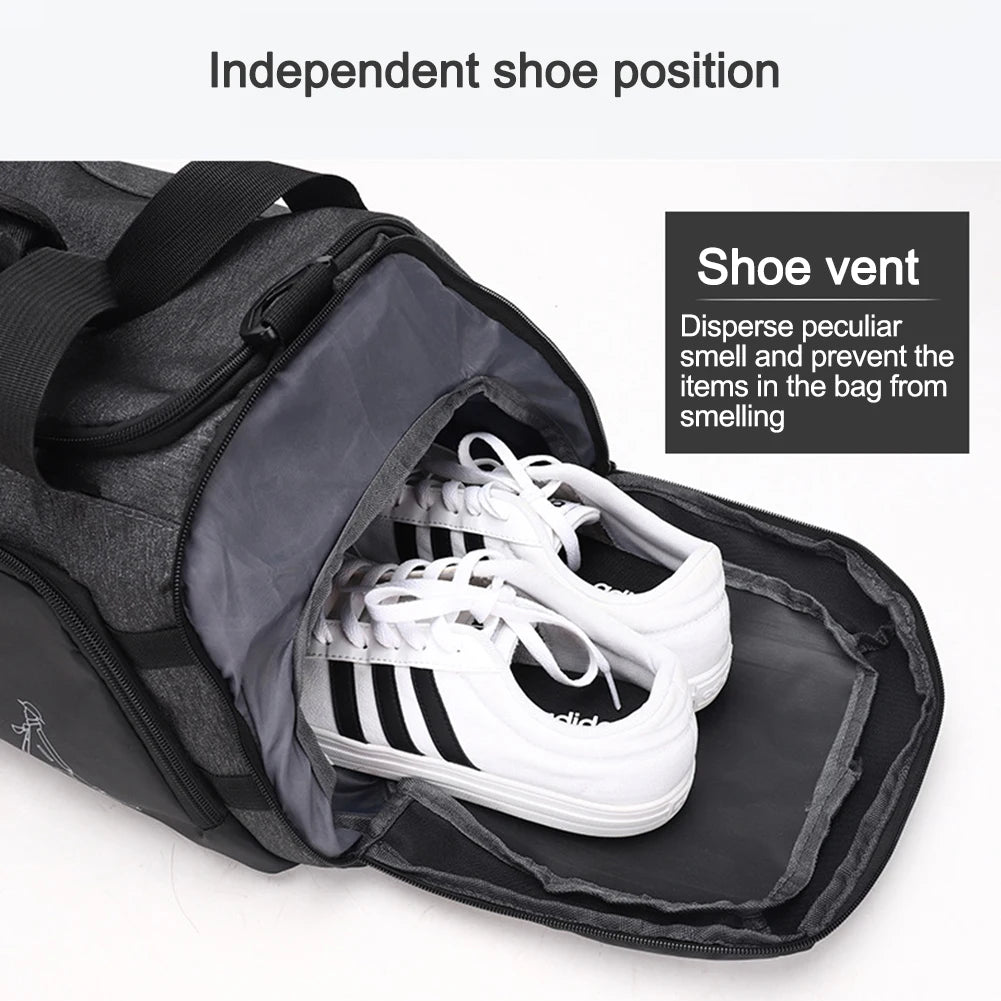 Waterproof Gym Bag for Men & Women with Wet-Dry Separation