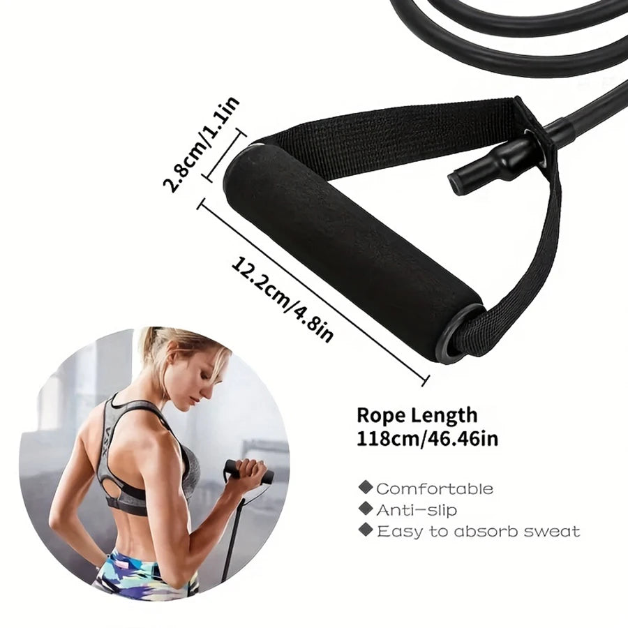 1pc 4-Level Resistance Bands for Home Workouts and Strength Training