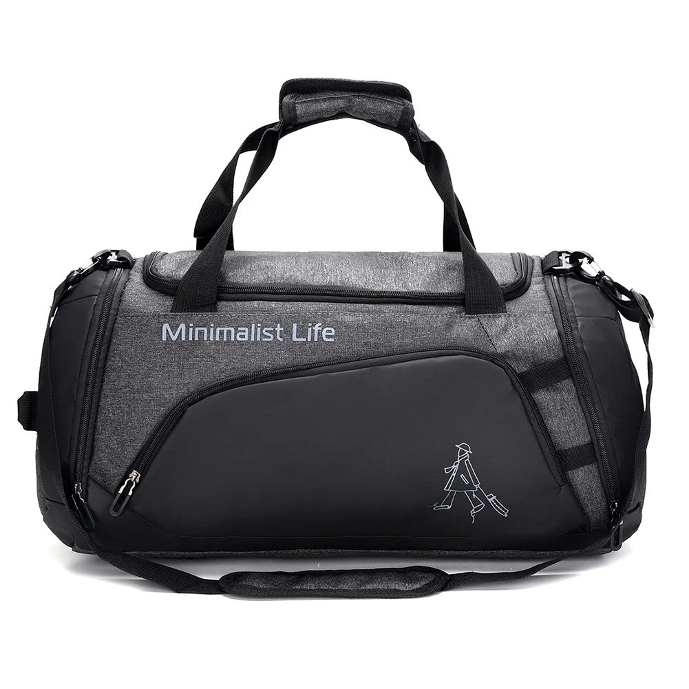 Waterproof Gym Bag for Men & Women with Wet-Dry Separation