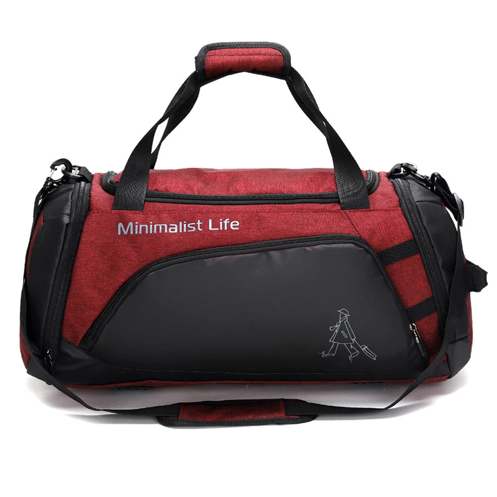 Waterproof Gym Bag for Men & Women with Wet-Dry Separation