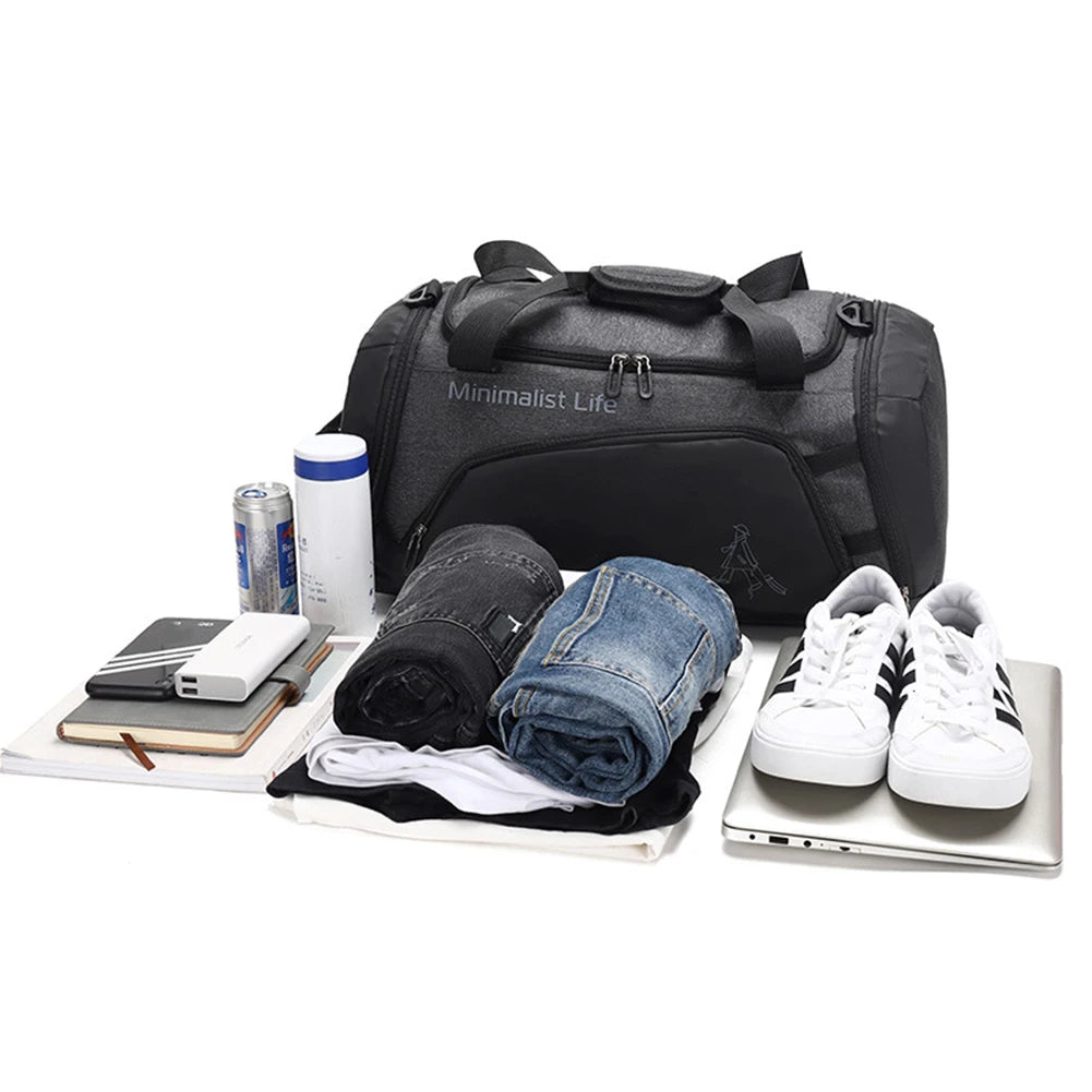 Waterproof Gym Bag for Men & Women with Wet-Dry Separation